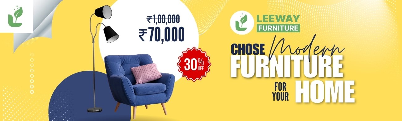 FURNITURE Combo on loan promotional banner with Bajaj Finanace