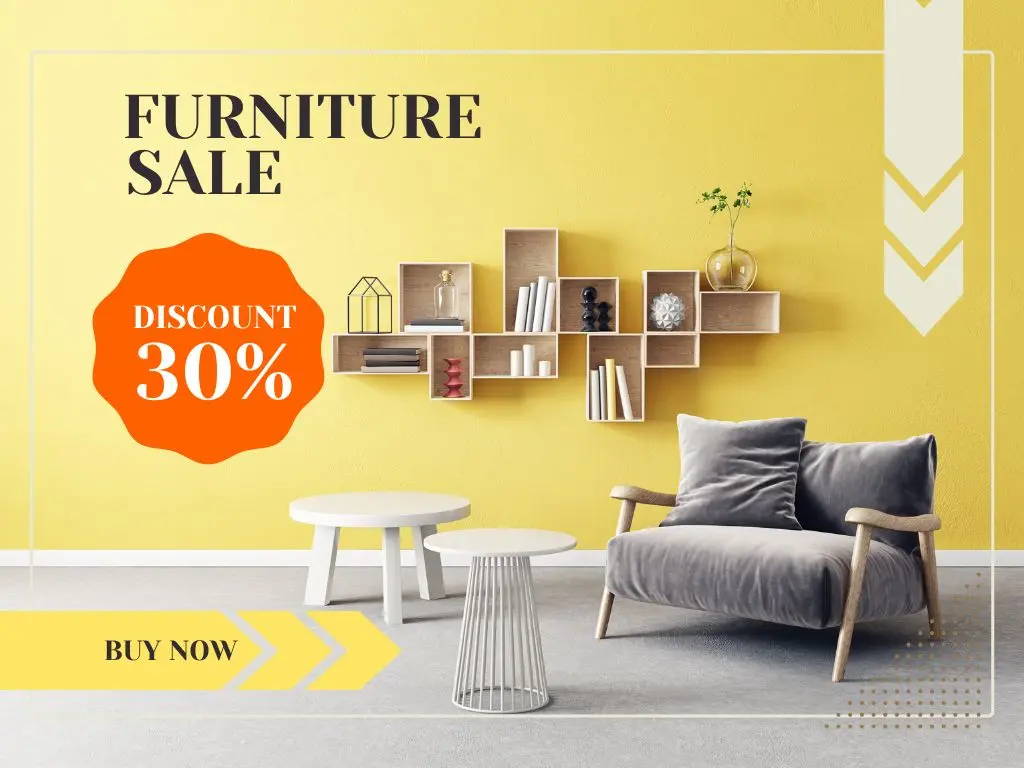 Furniture Sale - 30% Discount